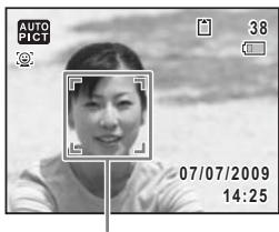 PENTAX OPTIO W80 - Confirmez le sujet et les paramètres de la prise de vue sur l'écran. - 2