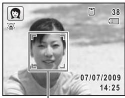 PENTAX OPTIO W80 - Utilisation de la fonction d'identification de l'emplacement du visage - 1