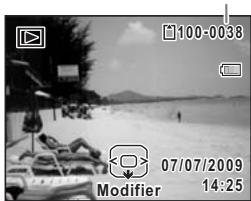 PENTAX OPTIO W80 - Appuyez sur le bouton  après avoir pris une photo. - 1