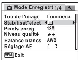 PENTAX OPTIO W80 - Utilisez le bouton de navigation (▶) pour selectionner (Oui) ou (Arrêt). - 1