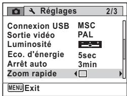 PENTAX OPTIO W80 - Utilisez le bouton de navigation (▶) pour sélectionner (Oui) ou (Arrêt). - 1