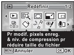 PENTAX OPTIO W80 - Modification de la taille d'image (redéfinir) - 2