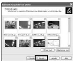 PENTAX OPTIO W80 - Sélectionnez une image à copier puis cliquez sur [Suvant]. - 1