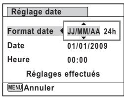 PENTAX OPTIO W80 - Réglage de la date et de l'heure - 1