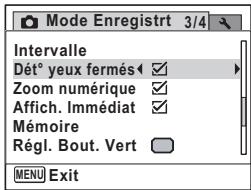 PENTAX OPTIO W80 - Utilisez le bouton de navigation (▲▶) pour sélectionner (Oui) ou (Arrêt). - 1