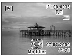 PENTAX OPTIO W80 - Appuyez sur le bouton de navigation (▲). - 1