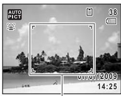 PENTAX OPTIO W80 - Confirmez le sujet et les paramètres de la prise de vue sur l'écran. - 1