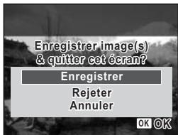 PENTAX OPTIO W80 - Utilisez le bouton de navigation ( ) pour selectionner une option puis appuyez sur le bouton OK. - 1