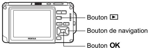 PENTAX OPTIO W80 - Appuyez sur le bouton OK. - 1