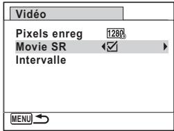 PENTAX OPTIO W80 - Activez (Oui) ou désactivez (Arrêt) à l'aide du bouton de navigation (▲▶). - 1