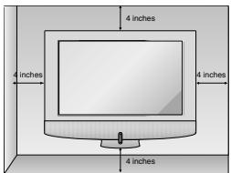 LG-GOLDSTAR 20 LC 1 RB - Montage au mur : Installation horizontal - 2