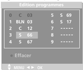 LG-GOLDSTAR 20 LC 1 RB - Supprimer un programme - 1