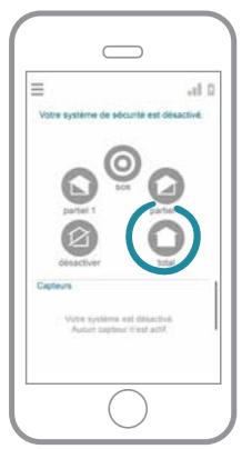SOMFY Tahoma S - Activer un mode de sécurité - 4