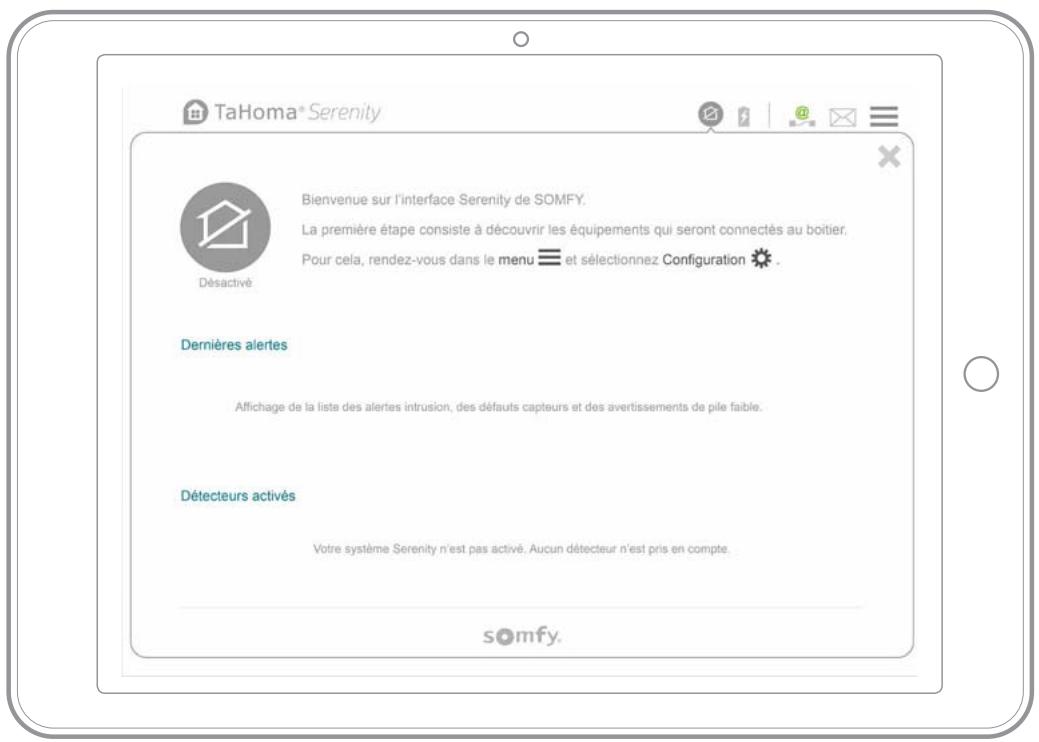 SOMFY Tahoma S - Configuration de l'interface : sécurité connectée (1/8) - 4