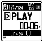 OLYMPUS VN-406PC - Effacement d'une marque index ou d'une marque temp - 2