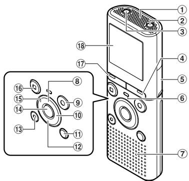 OLYMPUS VN-406PC - Caracteristiques principales - 1