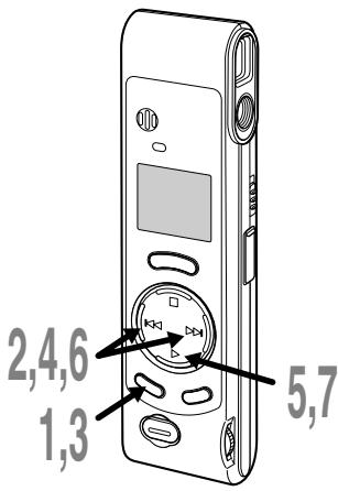 OLYMPUS W-10 - Fonction de lecture d'alarme (ALARM) - 1