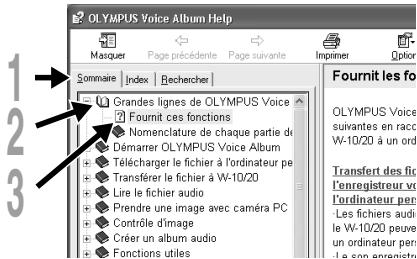 OLYMPUS W-10 - Recherche par mot-clé ou par phrase - 1