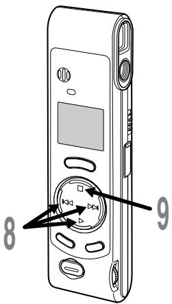 OLYMPUS W-10 - Réglage de la lecture d'alarme - 2