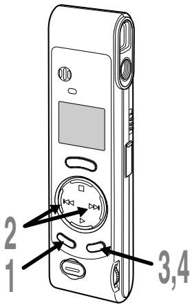 OLYMPUS W-10 - Pour annuler une lecture d'alarme - 2