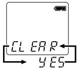 OLYMPUS W-10 - Remetre l'enregistreur dans l'etat initial (CLEAR) - 2
