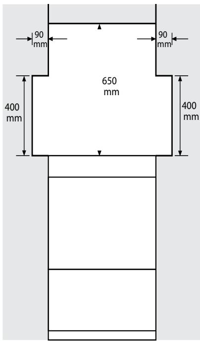 STOVES PSTDF60DO0SS - ESPACEMENTS - 1