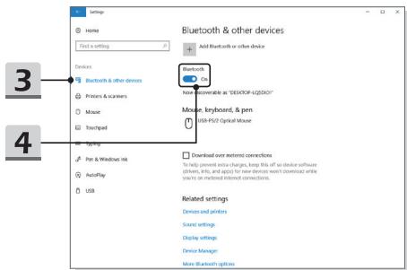 MSIPC GT76_TITAN_DT_9SG - Activier la connexion Bluetooth - 3