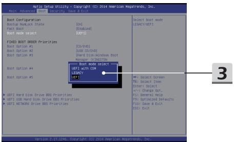 MSIPC GT76_TITAN_DT_9SG - Comment sélectionner le mode de démarrage dans le BIOS - 1