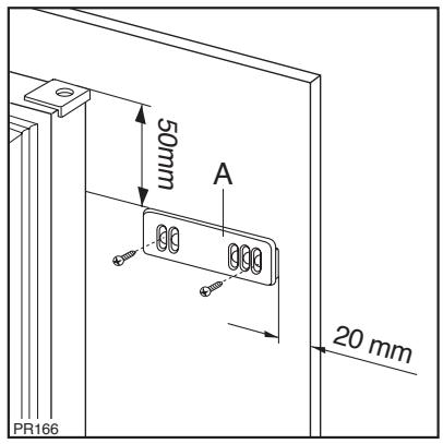 FAURE FRI 305 W/DF BLANC - Dimensions de la niche - 9
