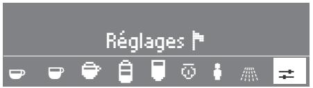 MIELE CVA 5060 TITANE - Utilisation du programme "Réglages" et programmation des réglages - 1