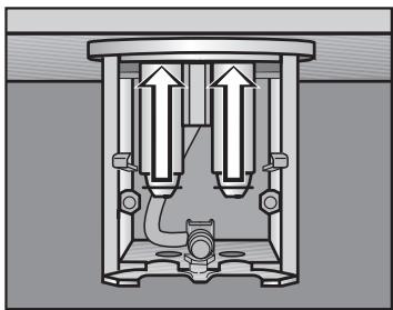 MIELE CVA 5060 TITANE - Nettoyage de la distribution centrale - 5