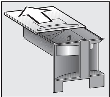 MIELE CVA 5060 TITANE - Remplir le réservoir à grains - 1