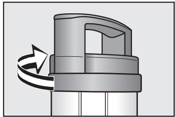 MIELE CVA 5060 TITANE - Rinçage des conduits de lait - 2
