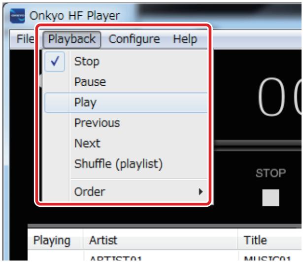 ONKKYO DAC-HA300 - Play back the music files - 2