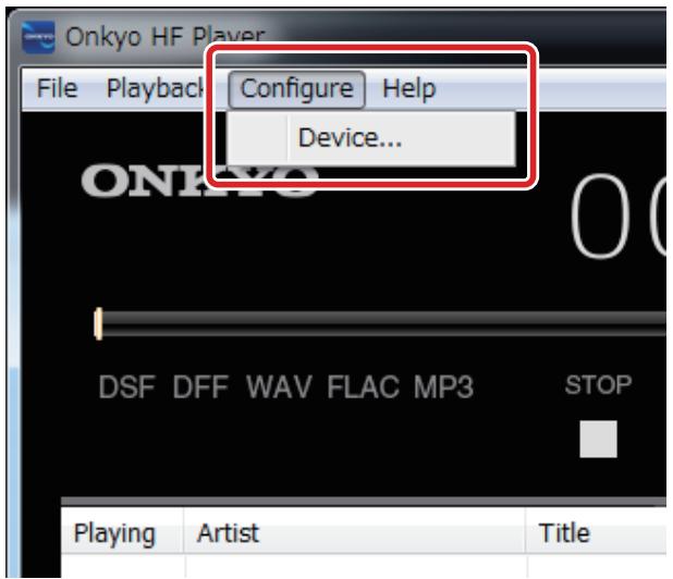 ONKKYO DAC-HA300 - Selecting data loading method - 1