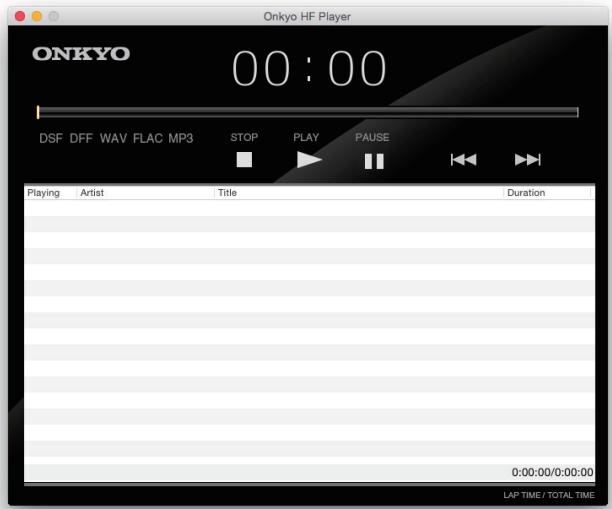 ONKKYO DAC-HA300 - Starting the software - 1