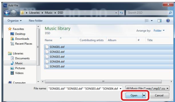 ONKKYO DAC-HA300 - Preparing the music files - 3