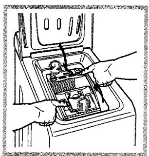 ARISTON AVTL 108 - Comment ouvrir et fermer le tambour - 4