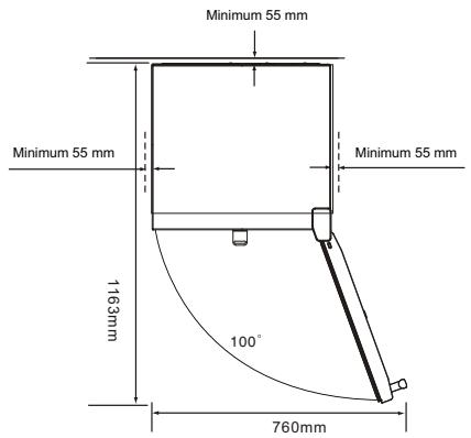SAMSUNG RW52DASS - CONTROLEZ LES DIMENSIONS DE VOTRE PORTE - 3