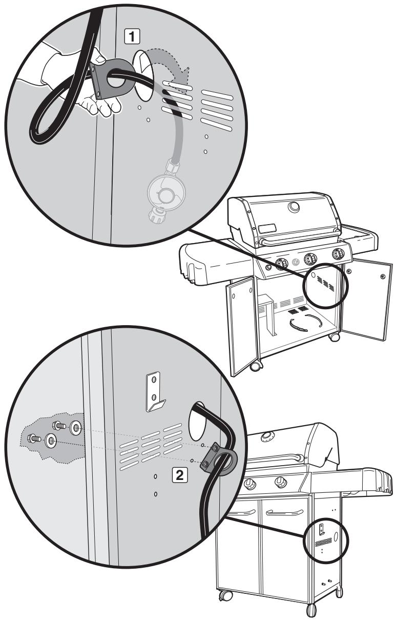 WEBER GENESIS E310 CRIMSON - Installation en dehors du meuble - 1