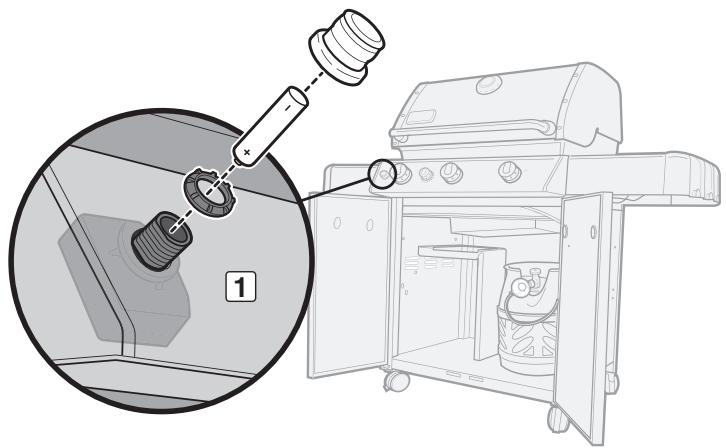 WEBER GENESIS E310 CRIMSON - AVERTISSEMENT : tous les boutons de réglage et les robinets d'alimentation doivent être mis sur la position OFF. - 1