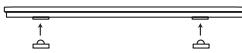 TANITA BC-1000 - Insertion des piles - 1