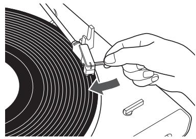 AUDIO TECHNICA AT-LP60X-BK - Appuyez sur le bouton de levage du bras de lecture. - 3