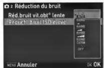 PENTAX R70 - Réduction du bruit lors d'une prise de vue avec une sensibilité ISO élevé - 1