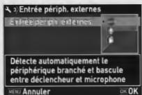 PENTAX R70 - Utilisation d'un microphone ou d'un déclencheurouple - 2