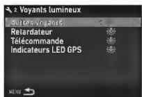 PENTAX R70 - Voyants lumineux - 1