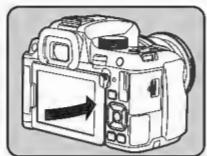 PENTAX R70 - Comment ouvrir l'écran - 3