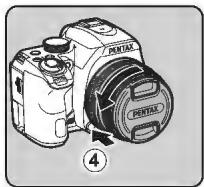 PENTAX R70 - Pour retirer I'objectif - 1