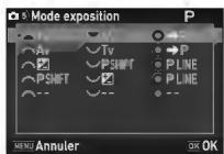 PENTAX R70 - Réglage du fonctionnement de la molette - 1