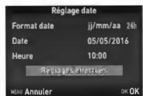 PENTAX R70 - Réglage de la date et de l'heure - 3